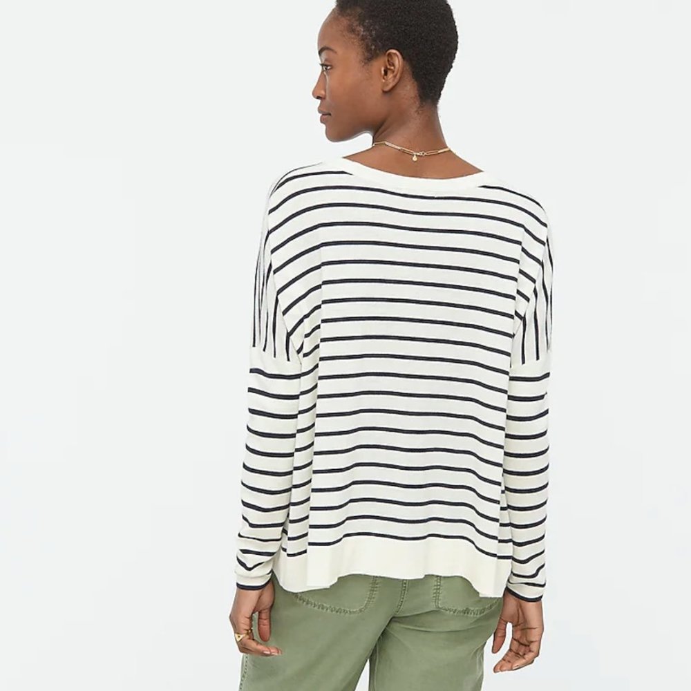 J.Crew Relaxed Fit Crewneck Sweater - Picture 2 of 7